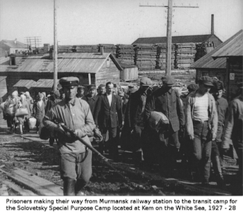 Origins of the Gulag, Solovetsky Prison, Solovki, SLON prisoners, 1927