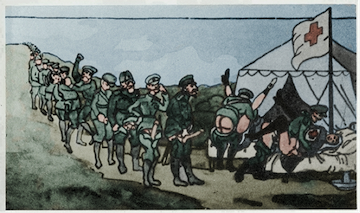 World War One, First World War, Eastern Front, Nurses, Pornographic cartoon