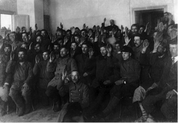 Russian Civil War, Bolshevik party, Voting