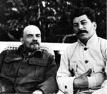 Lenin and Stalin, Gorki 1922